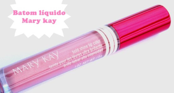 Batom Líquido Poised Pink / coleção Hollywood Mystique Mary Kay