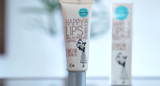 Balm Labial Happy Lips Bombom de Baunilha | The Beauty Box