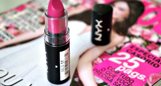 Batom Nyx Matte Lipstick Sweet Pink