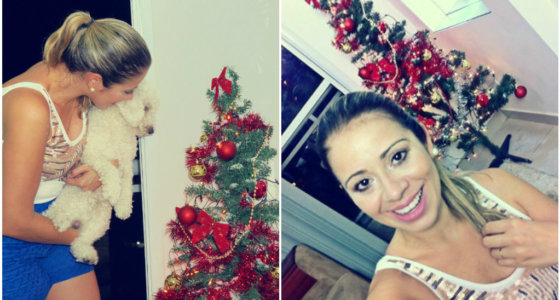 Montando a árvore de Natal