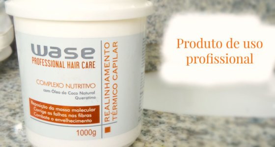 Realinhamento capilar Wase professional hair Care